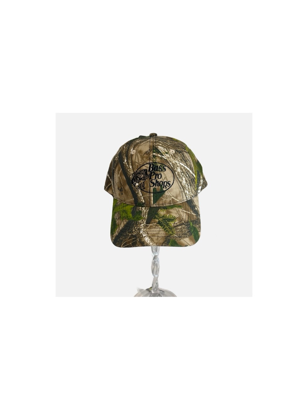 Bass Pro Shops Realtree-Style Camo Cap in Green and Brown